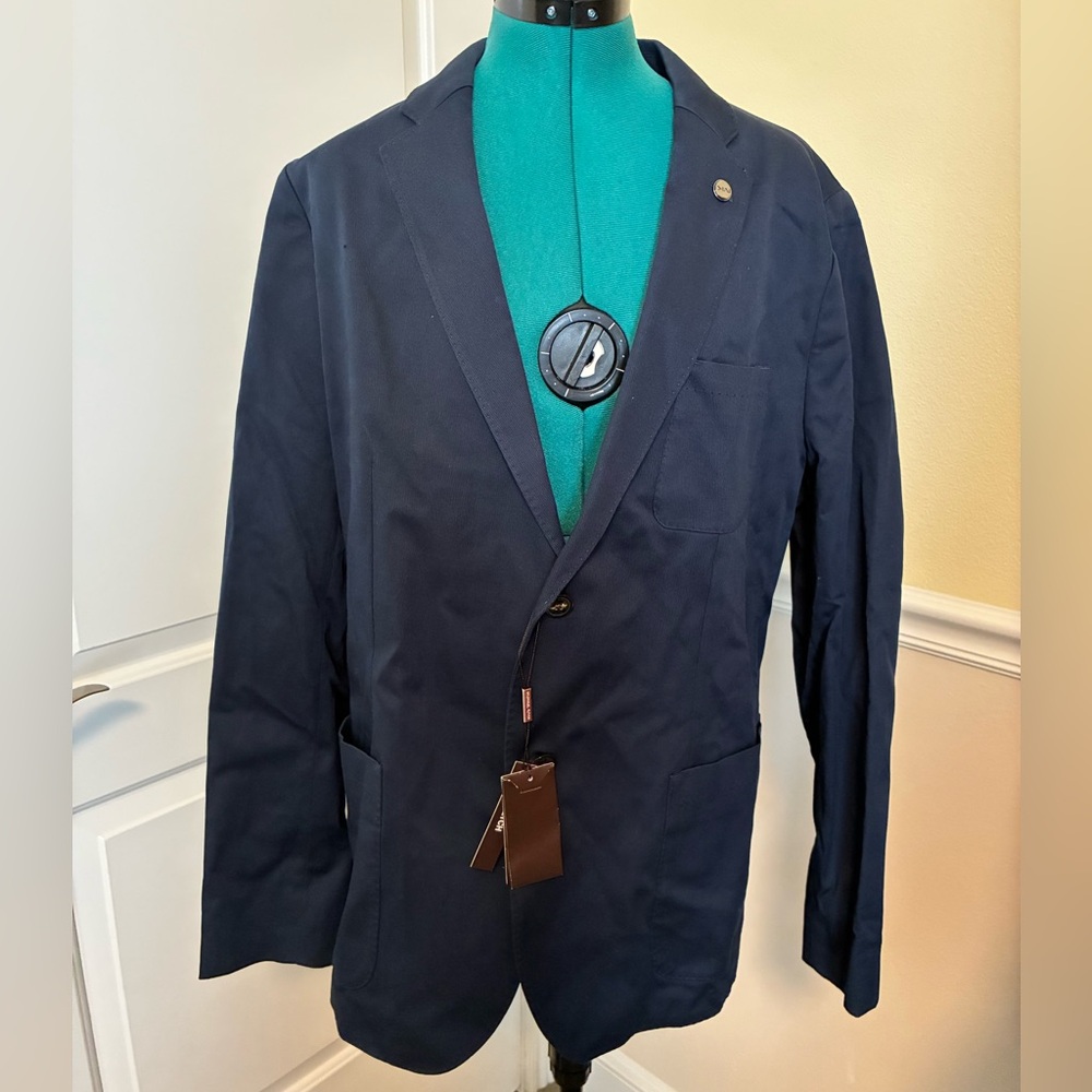 NWT Michael Kors Midnight Navy Blue Casual Blazer